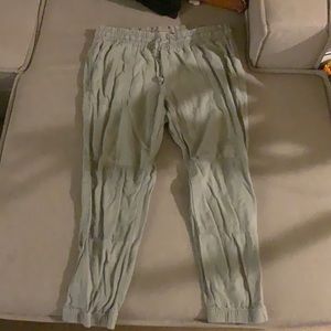Calvin Klein linen joggers